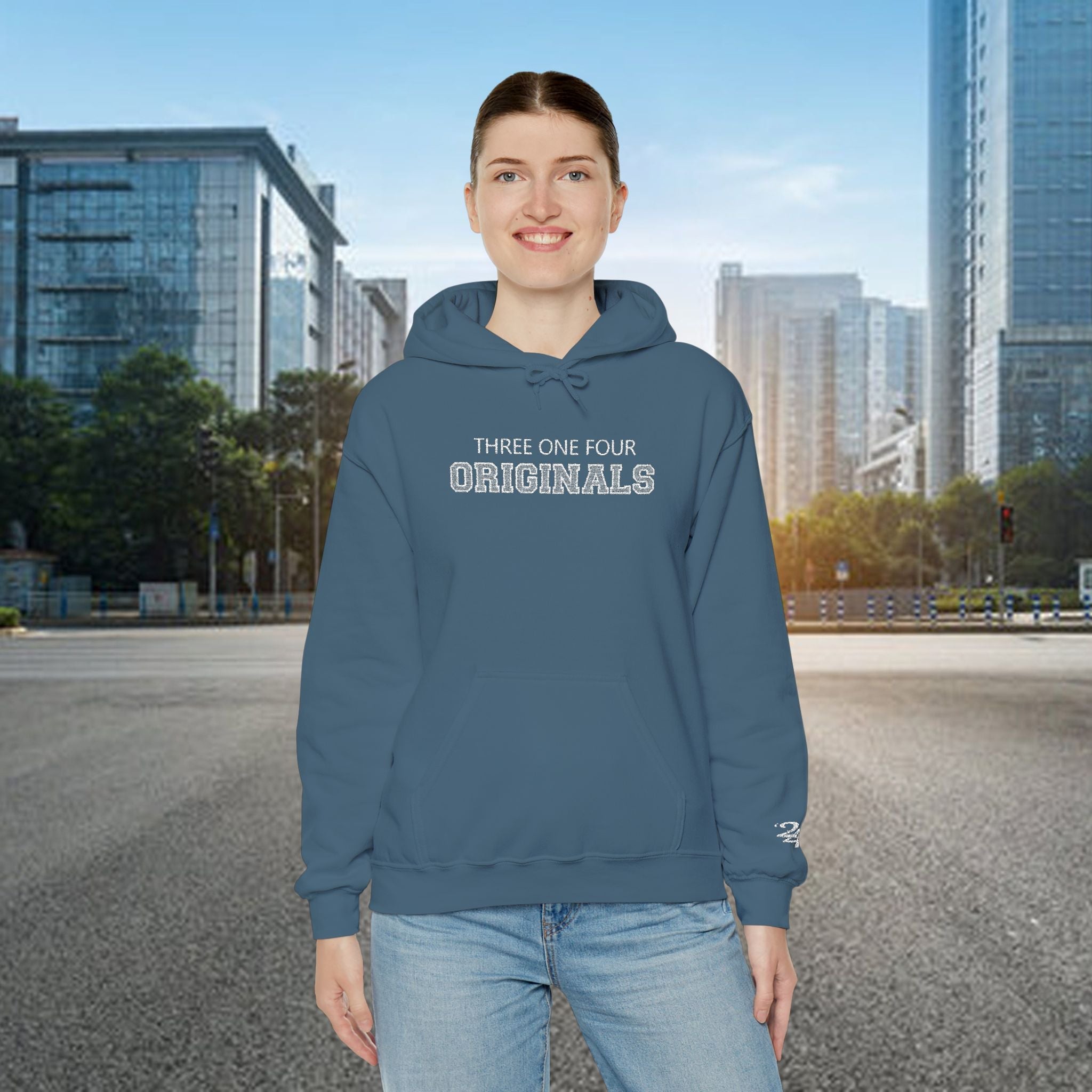 Vintage Text Three One Four Hoodie - 314 Originals