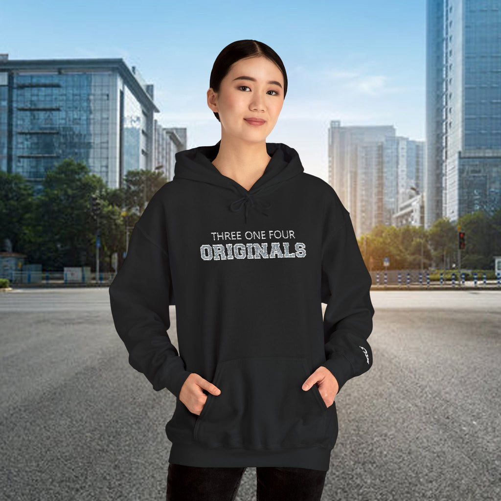 Vintage Text Three One Four Hoodie - 314 Originals