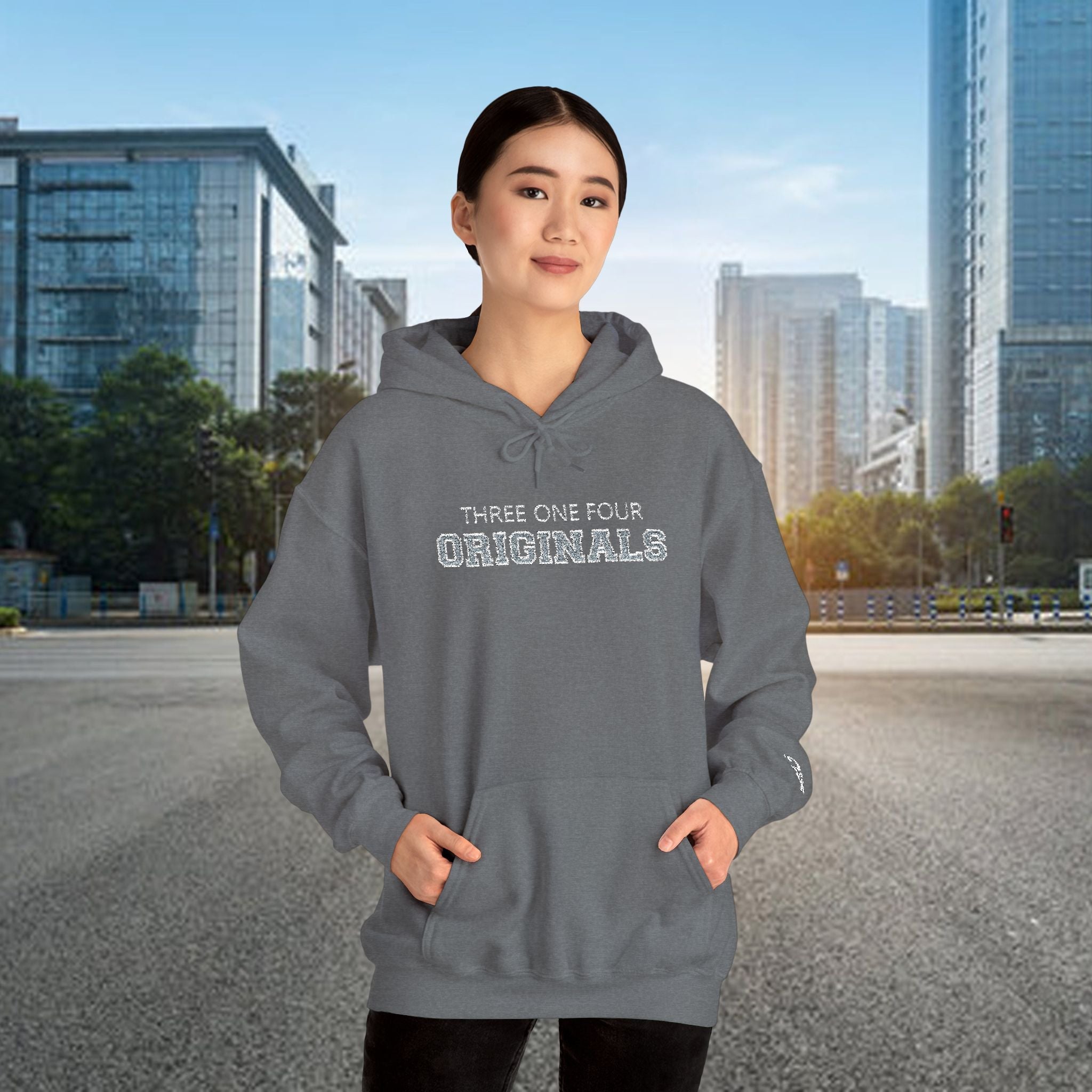 Vintage Text Three One Four Hoodie - 314 Originals