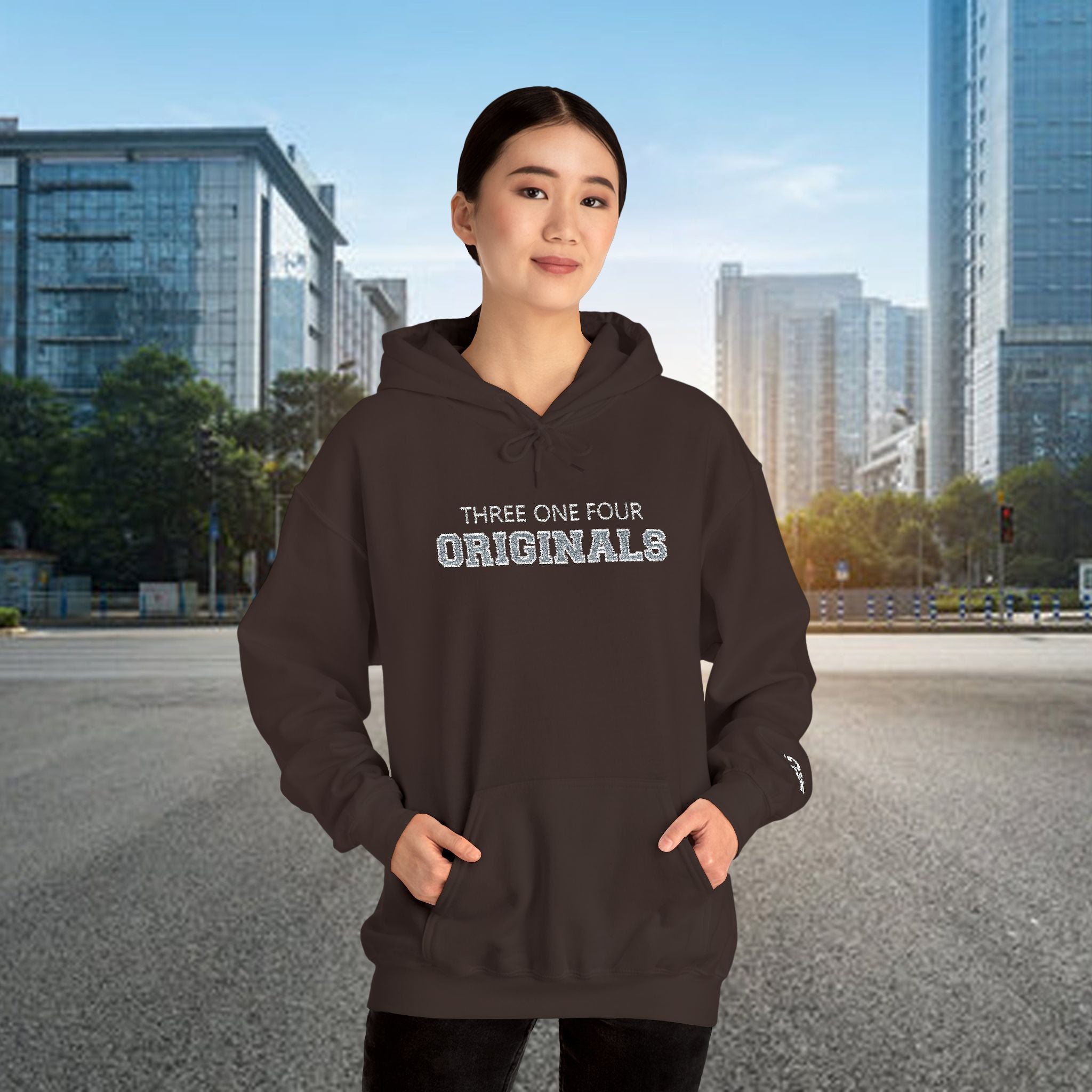 Vintage Text Three One Four Hoodie - 314 Originals