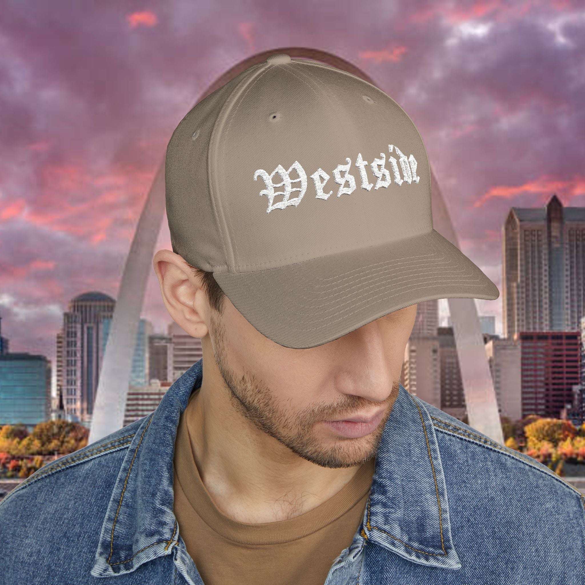 Westside Embroidered Cap — Vintage Gothic Script Hat with 314 Originals Back Logo - 314 Originals