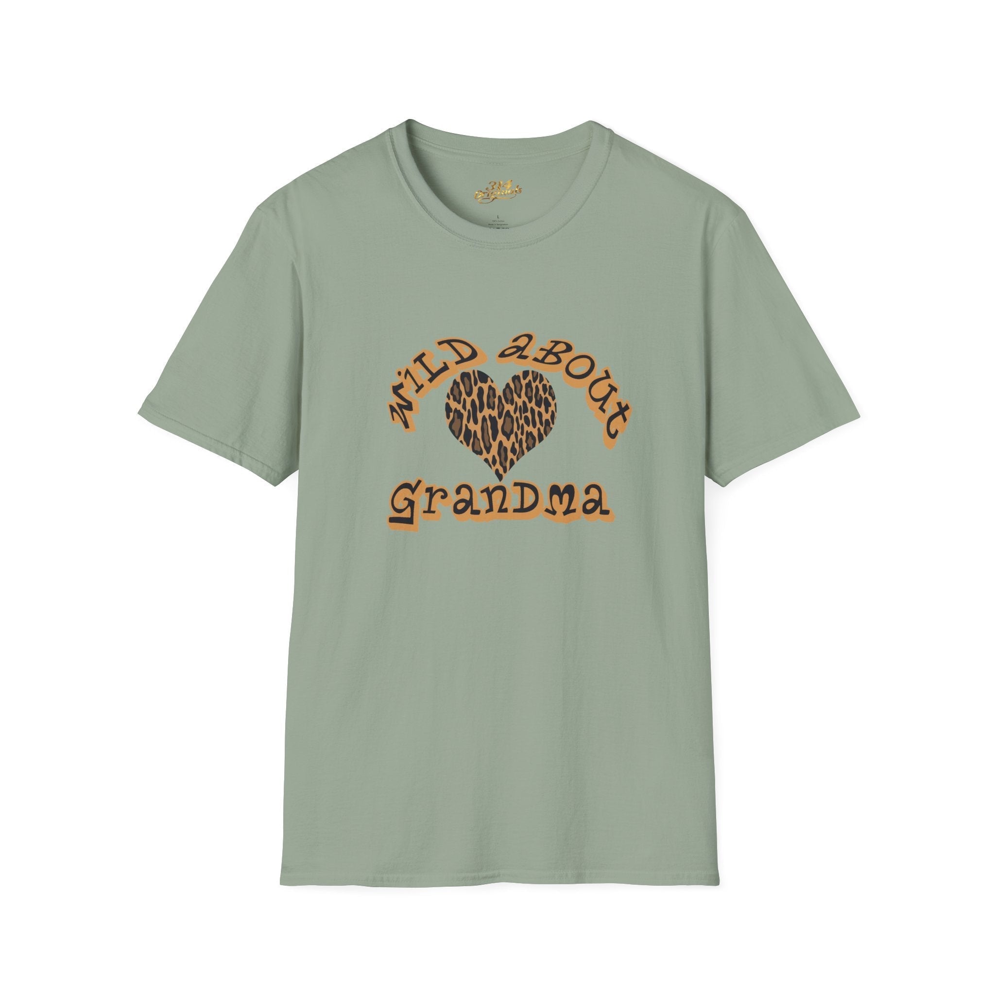 Wild About Grandma Leopard Heart T-Shirt - 314 Originals
