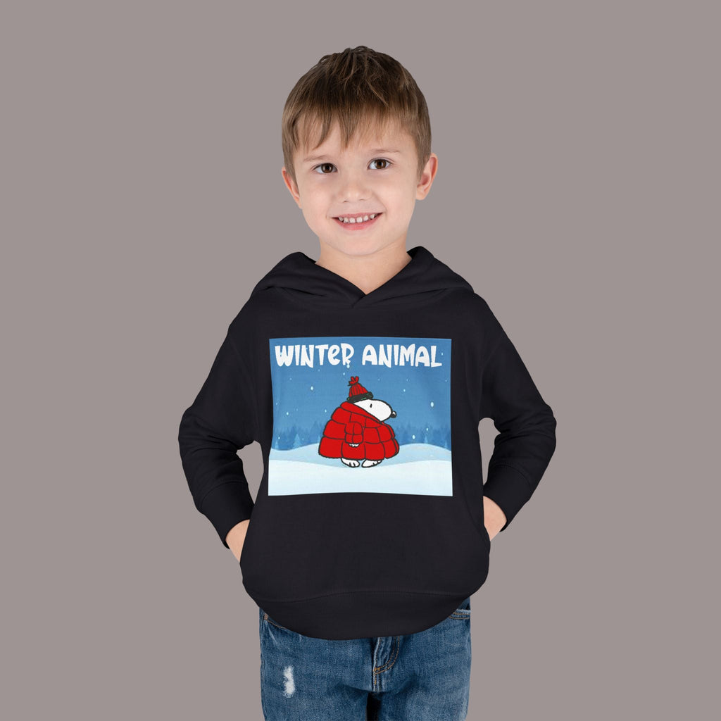 "Winter Animal" Toddler Hoodie Pullover - 314 Originals