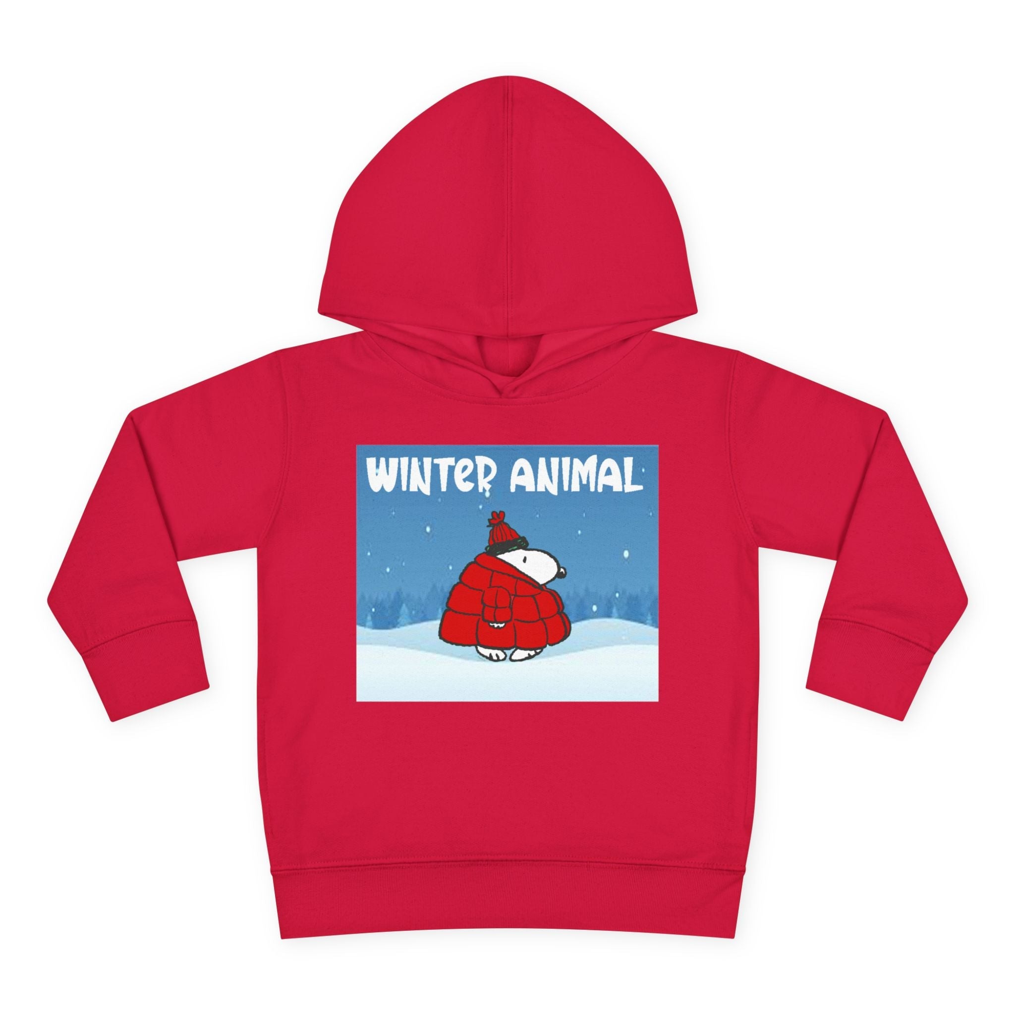 "Winter Animal" Toddler Hoodie Pullover - 314 Originals