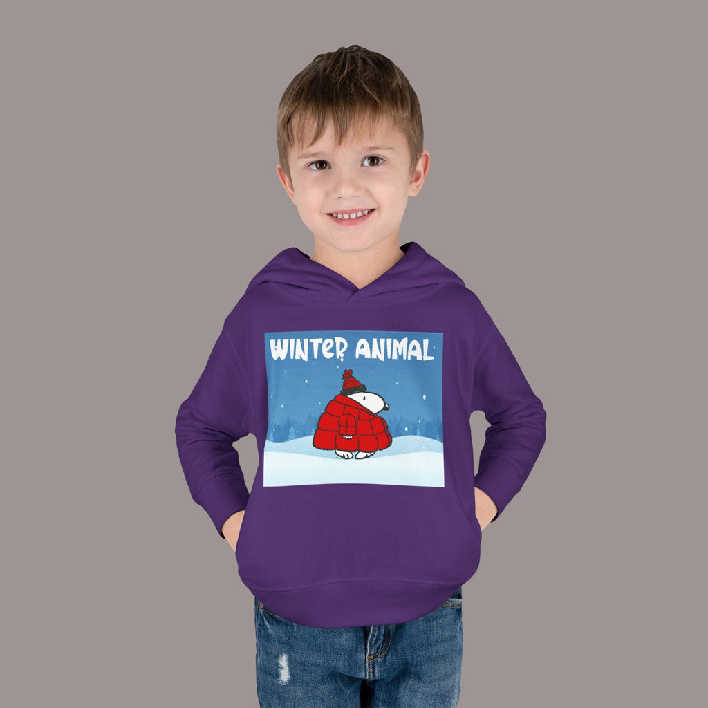 "Winter Animal" Toddler Hoodie Pullover - 314 Originals