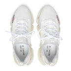 Women's All White Mesh Sneakers — Lightweight Breathable Athletic Shoes with '314 Originals' Accent - 314 Originals