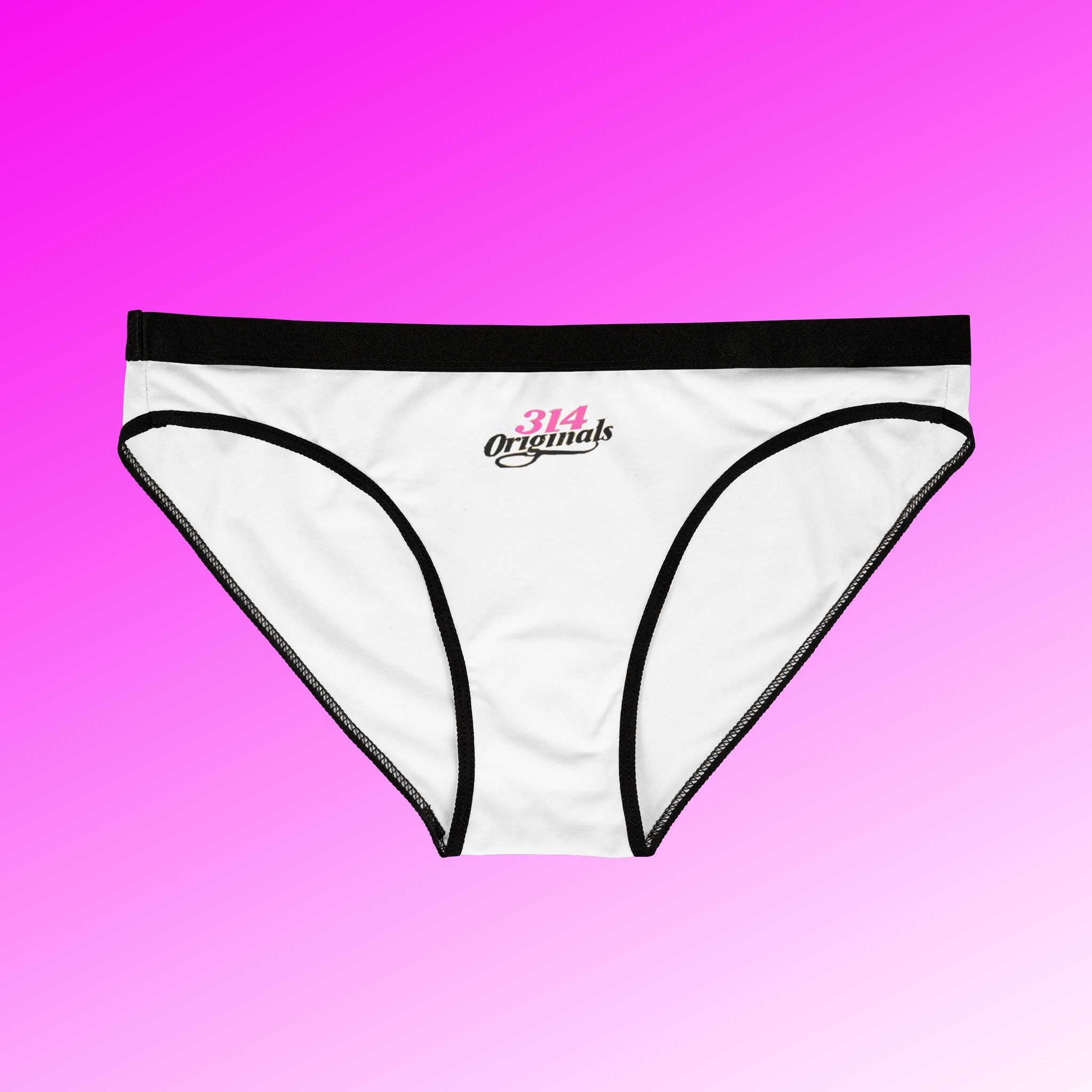 Women's Bikini Underwear — '314 Originals' Logo Cotton Briefs - 314 Originals