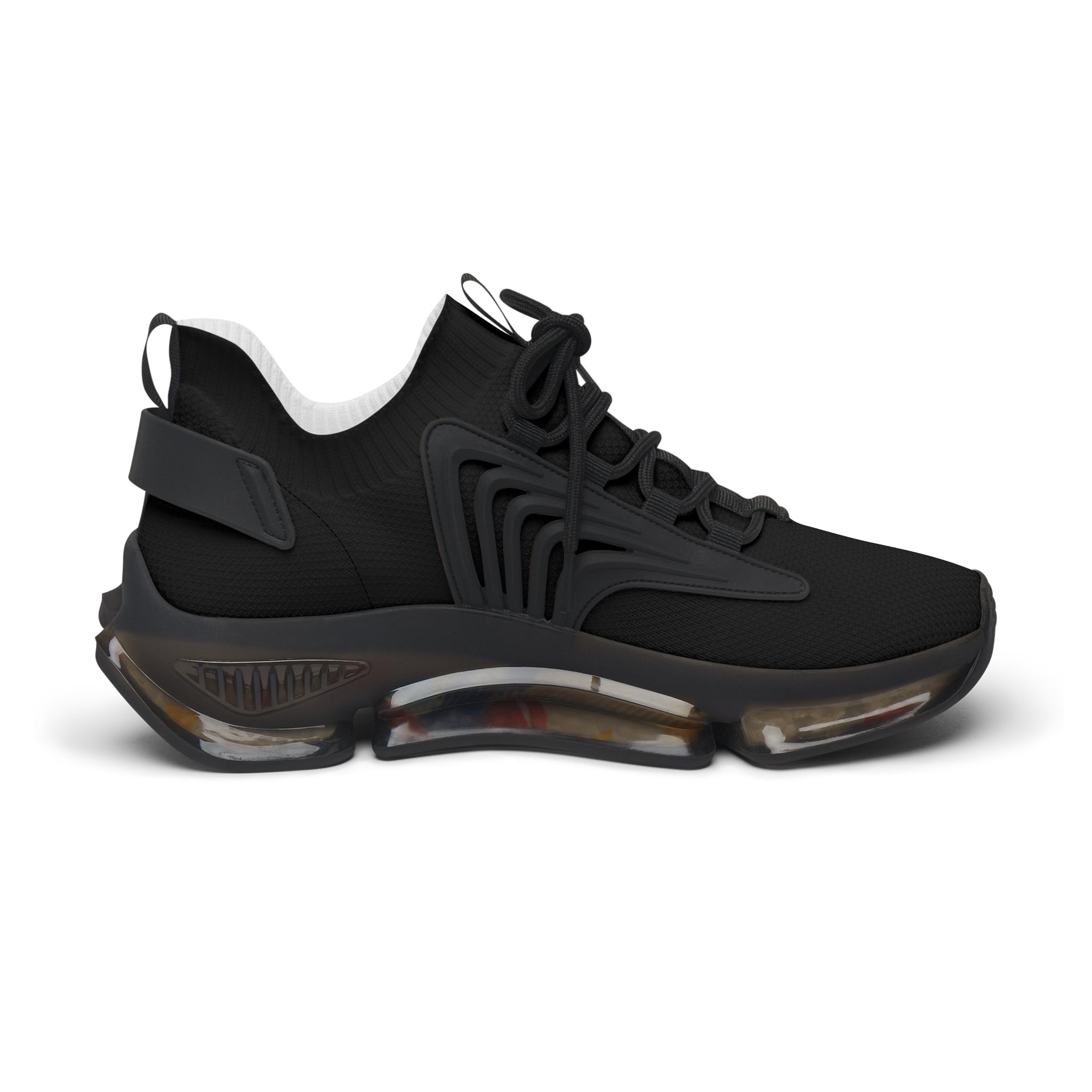 Women's Black Mesh Sneakers — Lightweight Athletic Running Shoes with '314 Originals' Accent - 314 Originals
