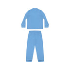 Women's Light Blue Satin Pajama Set — Luxurious Sleepwear - 314 Originals