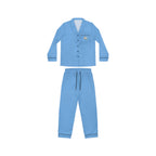 Women's Light Blue Satin Pajama Set — Luxurious Sleepwear - 314 Originals