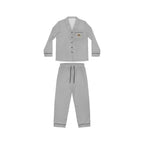 Women's Light Grey Satin Pajama Set — Luxurious Sleepwear - 314 Originals
