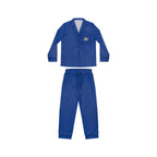 Women's Royal Blue Satin Pajama Set — Luxurious Sleepwear - 314 Originals