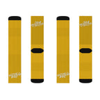 Yellow Sublimation Socks with '314 Originals' Script — Athletic Crew Socks - 314 Originals