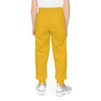 Yellow Youth Joggers with 314 Originals Side Graphic — Kids Athletic Sweatpants - 314 Originals