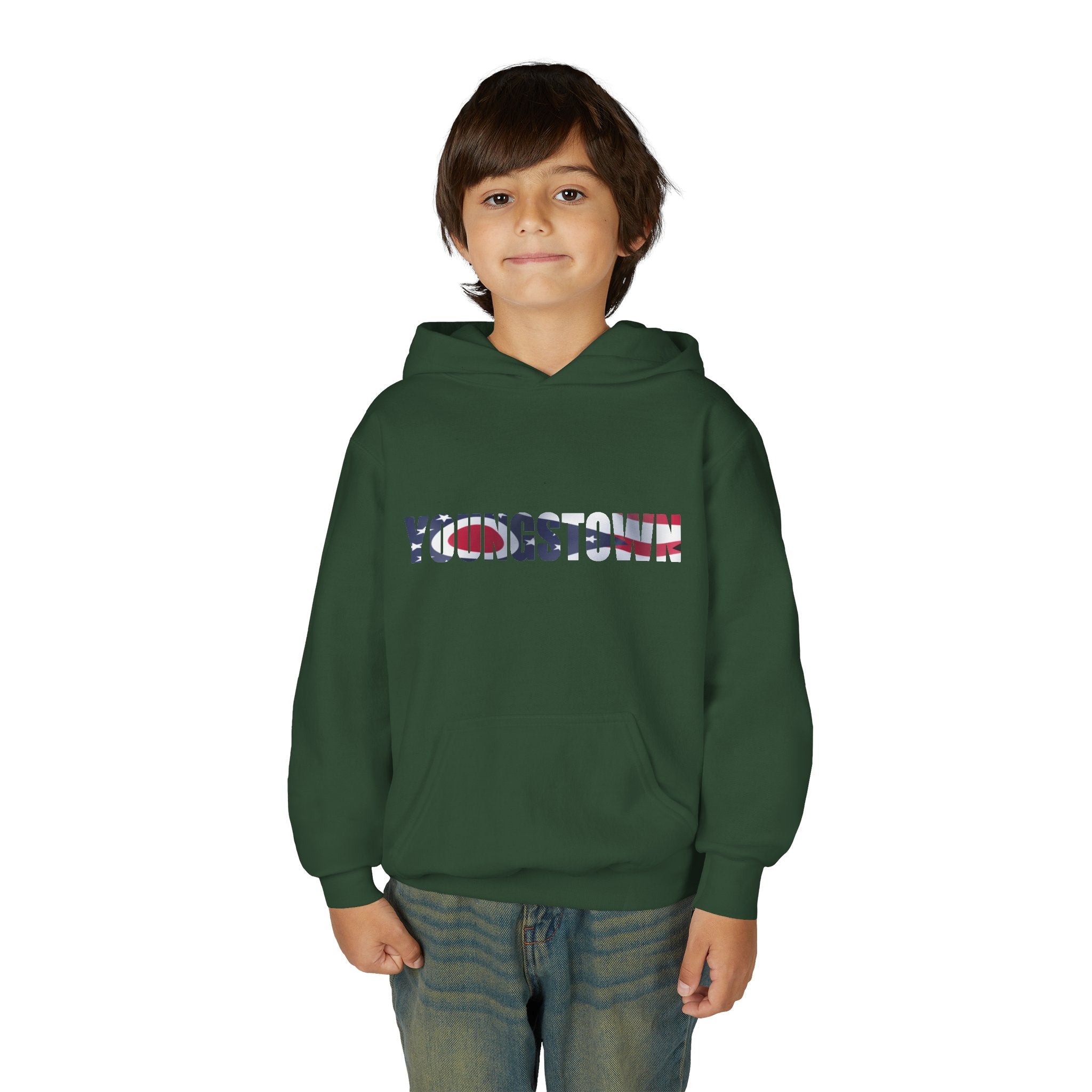 Youngstown Ohio Flag Hoodie — Youth USA Map Pullover - 314 Originals