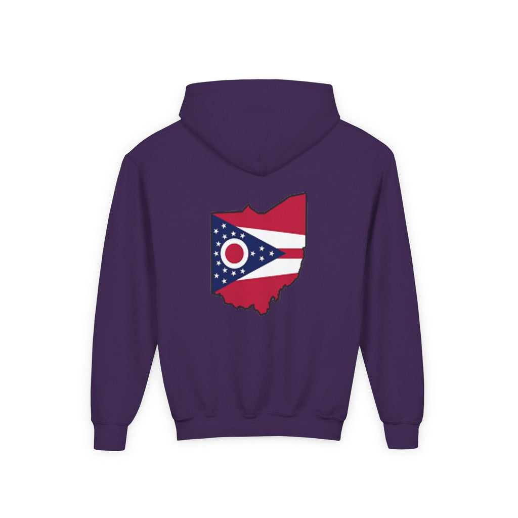 Youngstown Ohio Flag Hoodie — Youth USA Map Pullover - 314 Originals