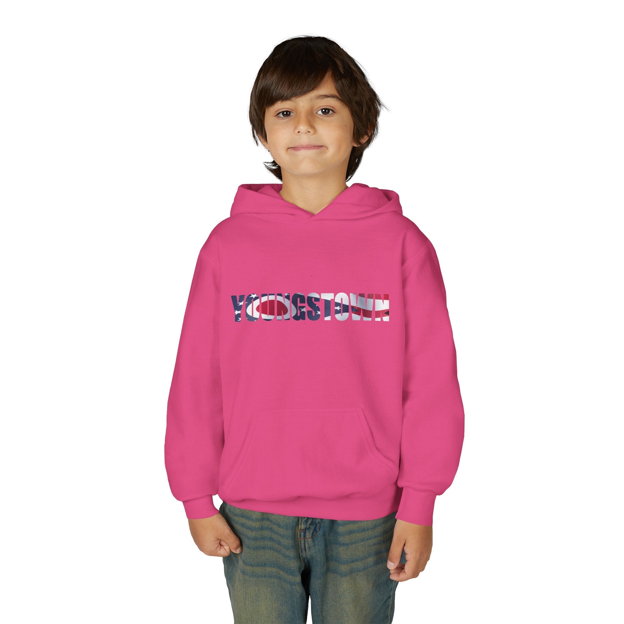 Youngstown Ohio Flag Hoodie — Youth USA Map Pullover - 314 Originals