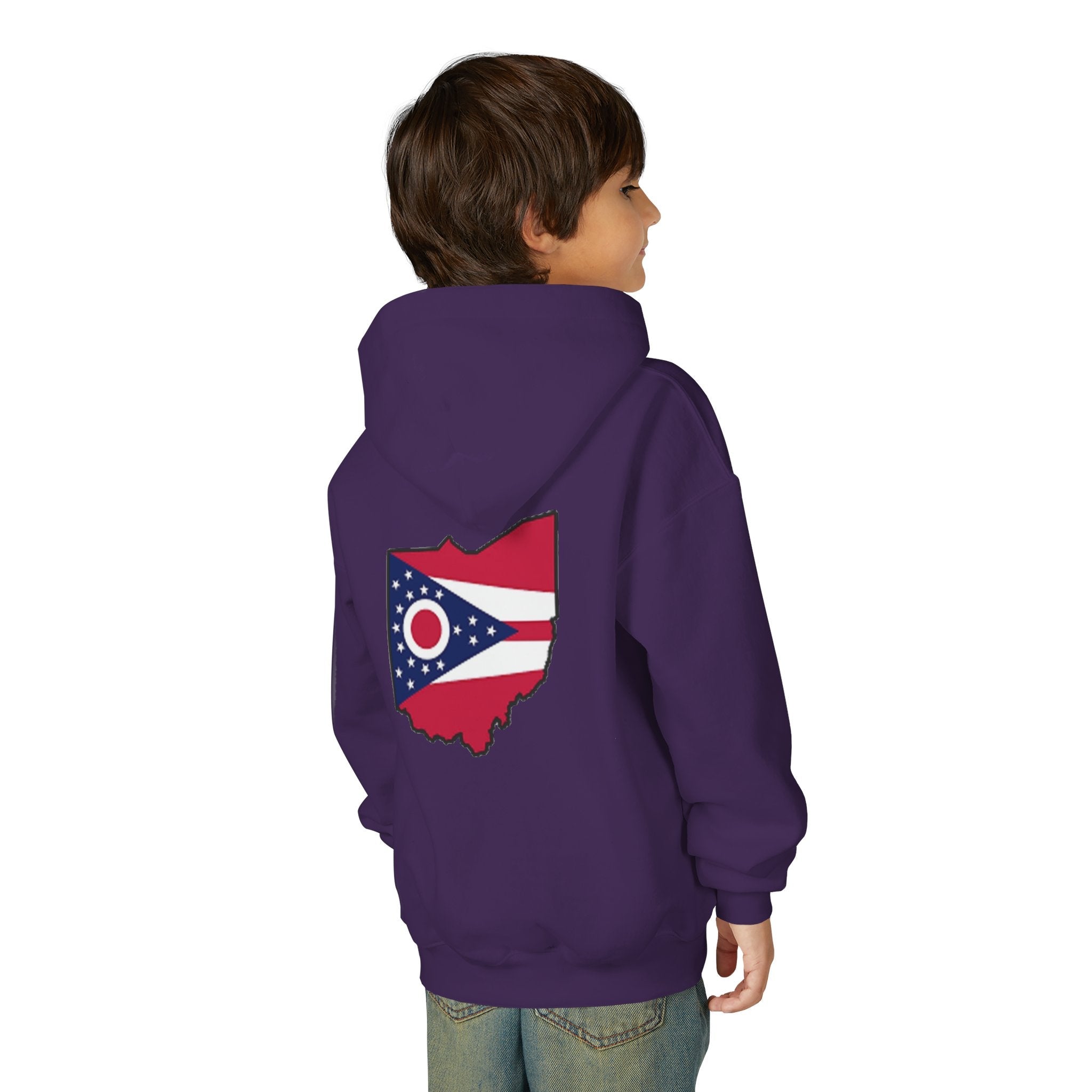Youngstown Ohio Flag Hoodie — Youth USA Map Pullover - 314 Originals