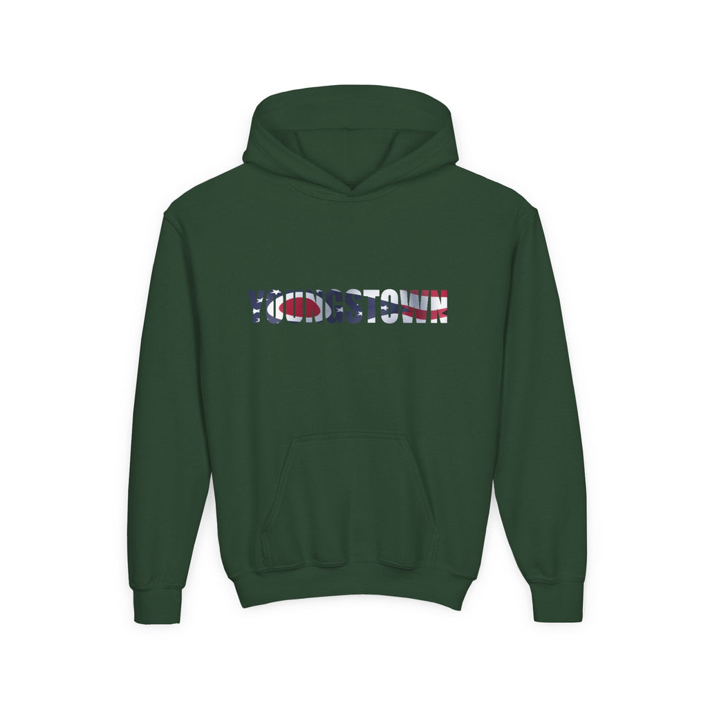 Youngstown Ohio Flag Hoodie — Youth USA Map Pullover - 314 Originals