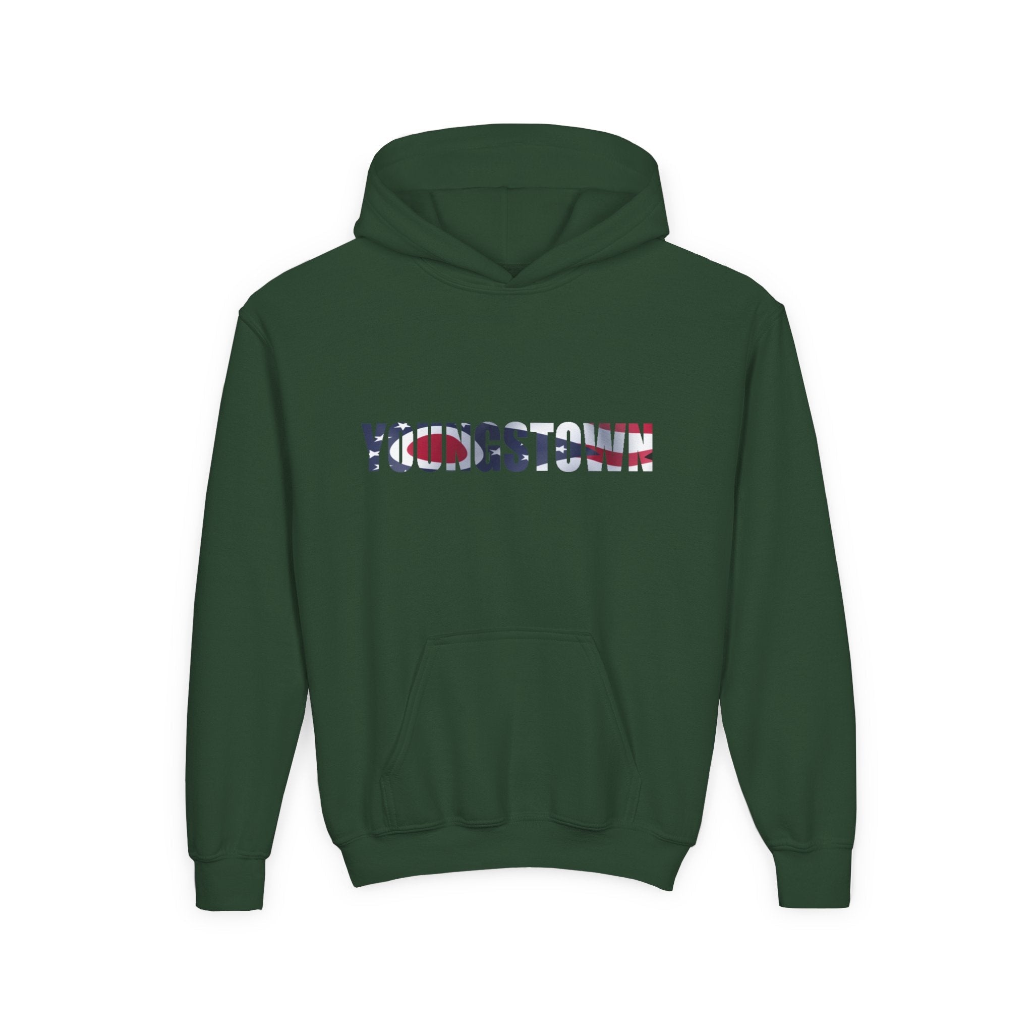 Youngstown Ohio Flag Hoodie — Youth USA Map Pullover - 314 Originals