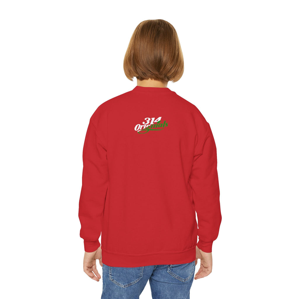Youth Holiday Sweatshirt "I'm Just Here for the Cookies" – Kids Christmas Cookie Crewneck - 314 Originals