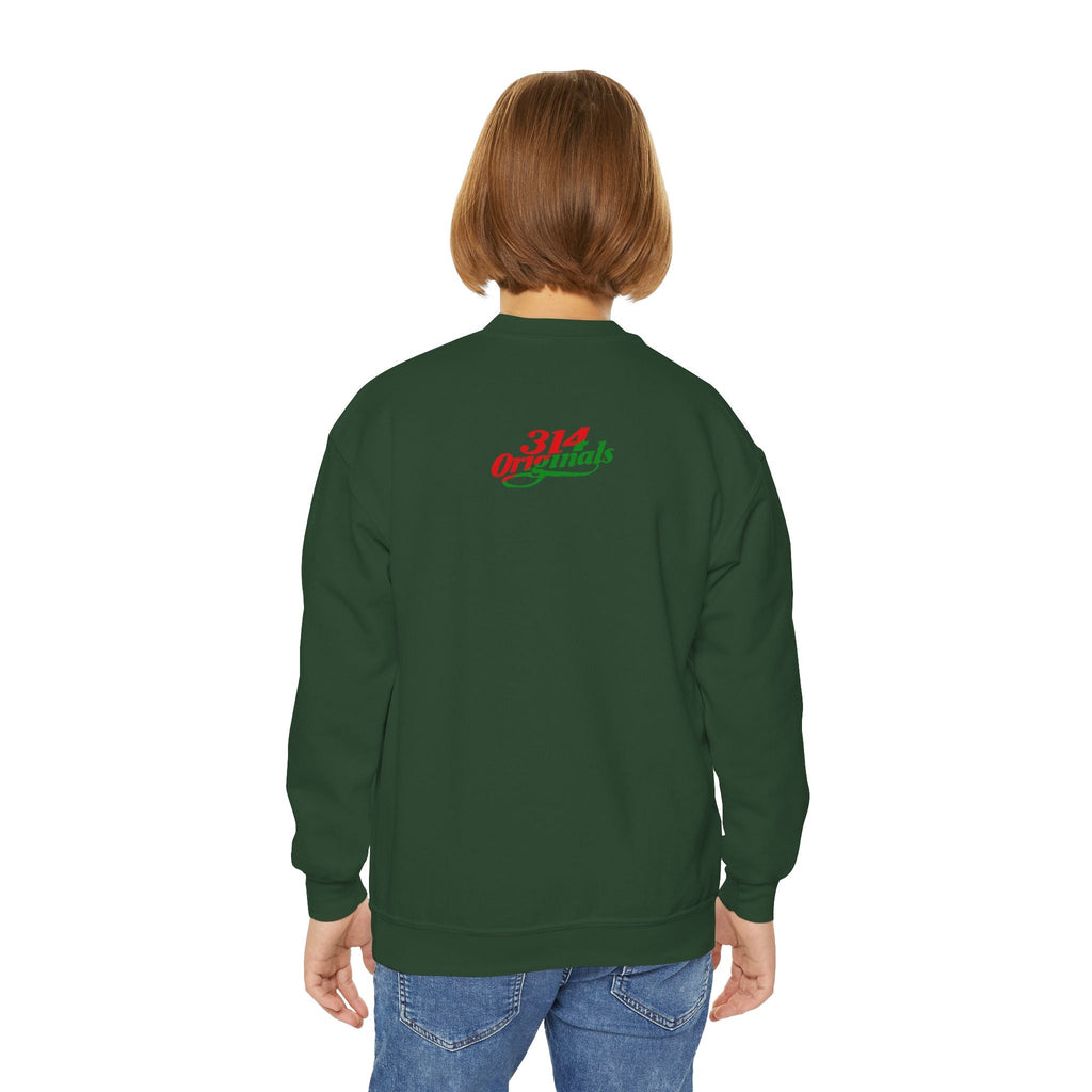 Youth Holiday Sweatshirt "I'm Just Here for the Cookies" – Kids Christmas Cookie Crewneck - 314 Originals