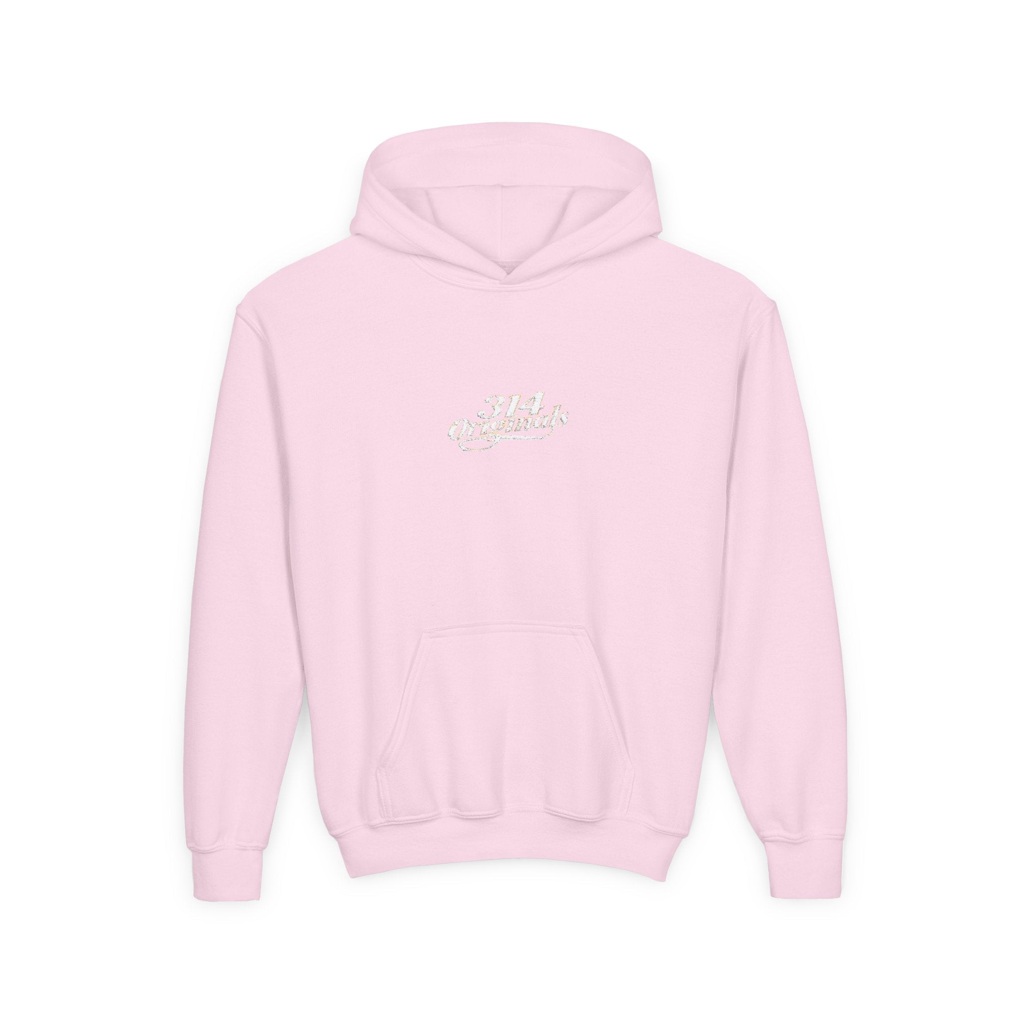 Youth Hoodie - "314 Originals" Retro Script Chest Logo - 314 Originals