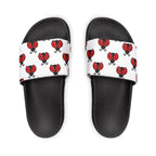 Youth Ladybug Slide Sandals — Removable Strap Cute Red Ladybug Pattern - 314 Originals