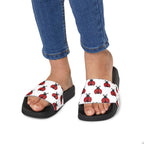 Youth Ladybug Slide Sandals — Removable Strap Cute Red Ladybug Pattern - 314 Originals