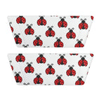 Youth Ladybug Slide Sandals — Removable Strap Cute Red Ladybug Pattern - 314 Originals