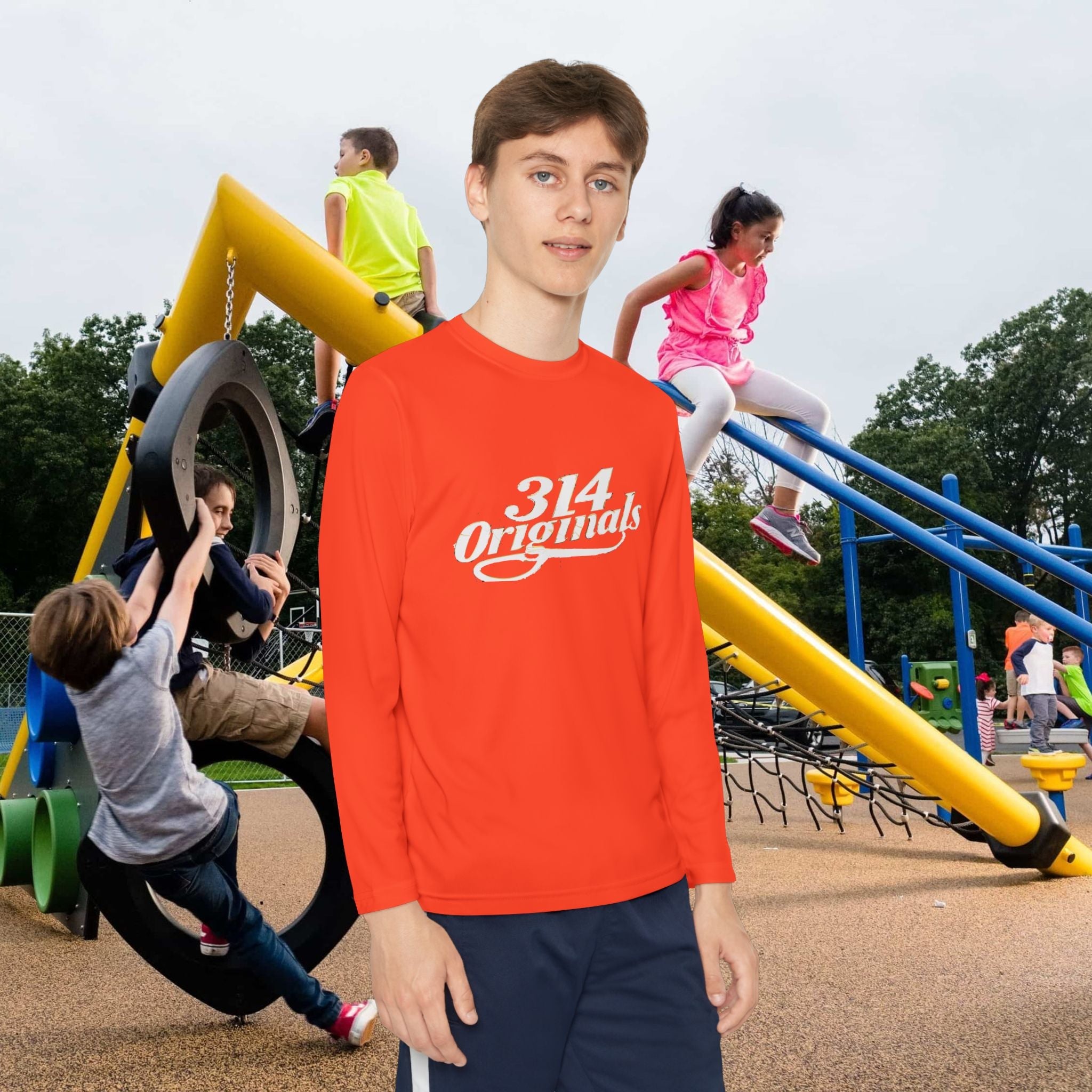 Youth Long Sleeve Tee — "314 Originals" Graphic - 314 Originals