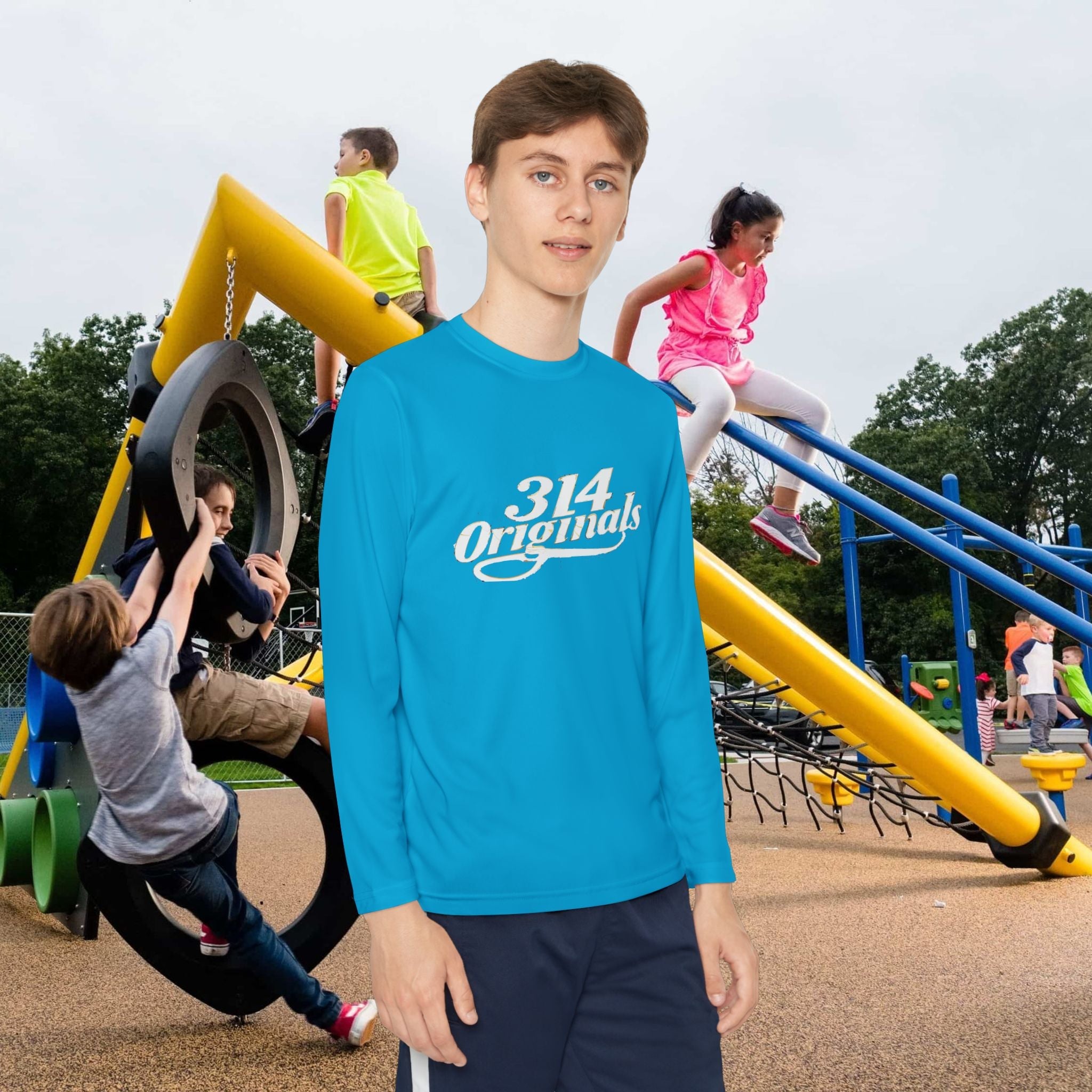 Youth Long Sleeve Tee — "314 Originals" Graphic - 314 Originals