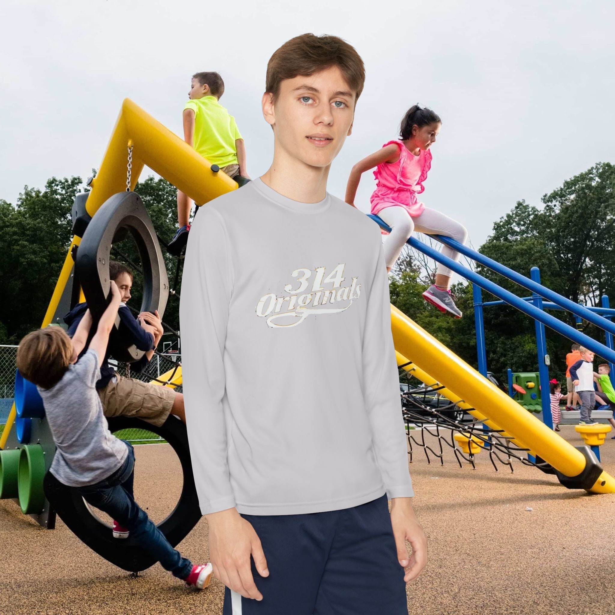 Youth Long Sleeve Tee — "314 Originals" Graphic - 314 Originals